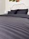 Миниатюра изображения товара Комплект постельного белья Реноме Евро Графитовая коллекция Графит Ss-003 (страйп-сатин)