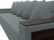 Миниатюра изображения товара Диван Лига Диванов Дубай Лайт полки справа / 132282 (рогожка Амур 07 серый)