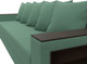 Миниатюра изображения товара Диван Лига Диванов Дубай Лайт полки справа / 132284 (рогожка Амур 11 зеленый)