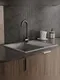 Миниатюра изображения товара Мойка кухонная Teymi Hanna Smart 62х48 / T120114 (серый матовый)