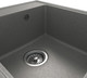 Миниатюра изображения товара Мойка кухонная Teymi Helmi Smart 42х48 / T120110 (серый матовый)