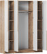 Миниатюра изображения товара Шкаф Eligard Aura 4D (дуб вотан/белый)