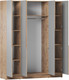 Миниатюра изображения товара Шкаф Eligard Aura 4D (дуб вотан/дымчатый алмаз)
