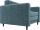 Миниатюра изображения товара Кресло-кровать Лига Диванов Лига-070 / 132557 ( велюр Seven 113 бирюзовый)