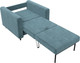 Миниатюра изображения товара Кресло-кровать Лига Диванов Лига-070 / 132557 ( велюр Seven 113 бирюзовый)
