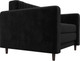 Миниатюра изображения товара Кресло-кровать Лига Диванов Лига-070 / 132561 (велюр Seven 35 черный)