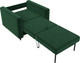 Миниатюра изображения товара Кресло-кровать Лига Диванов Лига-070 / 132558 (велюр Seven 626 зеленый)