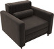Миниатюра изображения товара Кресло-кровать Лига Диванов Лига-070 / 132560 (велюр Seven 727 коричневый)