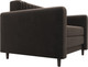 Миниатюра изображения товара Кресло-кровать Лига Диванов Лига-070 / 132560 (велюр Seven 727 коричневый)