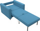 Миниатюра изображения товара Кресло-кровать Лига Диванов Лига-070 / 132545 (рогожка Амур 10 голубой)