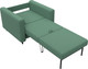 Миниатюра изображения товара Кресло-кровать Лига Диванов Лига-070 / 132546 (рогожка Амур 11 зеленый)