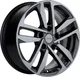 Литой диск Khomen KHW1612 Kia 16x6.5" 5x114.3мм DIA 67.1мм ET 41мм Gray — фото 2