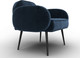 Миниатюра изображения товара Кресло мягкое Лига Диванов Лига-086 / 132438 (велюр Tower 13 синий)