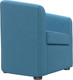 Миниатюра изображения товара Кресло мягкое Лига Диванов Норден / 125656 (рогожка амур голубой)