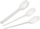 Миниатюра изображения товара Набор одноразовых ложек Комус Стандарт / 863857 (100шт, белый)