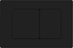 Миниатюра изображения товара Кнопка для инсталляции Oliveeka OL-E12-MB (черный матовый)