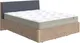 Миниатюра изображения товара Двуспальная кровать Proson Voyage 160x190 (бунратти/Nice графит)