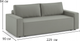Миниатюра изображения товара Диван Sundays Home Лофт ( велюр серый)