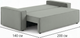 Миниатюра изображения товара Диван Sundays Home Лофт ( велюр серый)