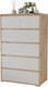 Миниатюра изображения товара Комод Рэйгрупп Aleksa РГ-05-ЕВ ARG-5-EВ (дуб элисон/белый премиум)