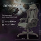 Миниатюра изображения товара Кресло геймерское Brabix GM-121 / 532961 (черный/серый)