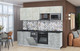 Миниатюра изображения товара Кухонный гарнитур Интерлиния Мила Лайт 2.45-ПМ4 (бетон лайт/бетон/кастилло темный)