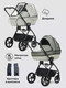 Миниатюра изображения товара Детская универсальная коляска Rant Teo Soft 2 в 1 / RA121 (серо-зеленый)