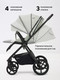 Миниатюра изображения товара Детская универсальная коляска Rant Teo Soft 2 в 1 / RA121 (серо-зеленый)