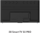 Миниатюра изображения товара Телевизор Haier 58" Smart TV S5 Pro