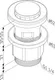 Миниатюра изображения товара Донный клапан AM.PM F0700P44 (розовое золото)