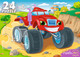 Миниатюра изображения товара Пазл РЫЖИЙ КОТ Весёлый джип / ПУ24-7288 (24эл)