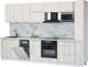 Миниатюра изображения товара Кухонный гарнитур Интерлиния Мила Лайт 3.2-ПМ4  (персидский жемчуг/дуб белый/серый каспий)