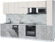 Миниатюра изображения товара Кухонный гарнитур Интерлиния Мила Лайт 3.2-ПМ4  (персидский жемчуг/бетон/серый каспий)