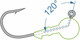 Миниатюра изображения товара Джиг-головка NAUTILUS Power 120 NP-1608 hook №4/0 20гр / NP-1608-4/0-20