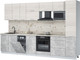 Миниатюра изображения товара Кухонный гарнитур Интерлиния Мила Лайт 3.3-ПМ4 (вудлайн кремовый/бетон/бискайская сосна)