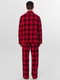 Миниатюра изображения товара Пижама Mark Formelle 591047 (р.112-102-188, красная клетка на черном)