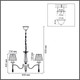 Миниатюра изображения товара Люстра Lumion Magda 8316/6