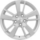 Миниатюра изображения товара Литой диск Khomen KHW1704 Outlander 17x7" 5x114.3мм DIA 67.1мм ET 38мм F-Silver