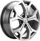 Миниатюра изображения товара Литой диск Khomen KHW1710 Chery Tiggo/7 Pro 17x6.5" 5x108мм DIA 60.1мм ET 33мм (Gray FP)