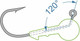 Миниатюра изображения товара Джиг-головка NAUTILUS Power 120 NP-1608 hook №3/0 16гр / NP-1608-3/0-16
