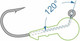 Миниатюра изображения товара Джиг-головка NAUTILUS Power 120 NP-1608 hook №3/0 18гр / NP-1608-3/0-18