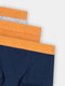 Миниатюра изображения товара Комплект трусов детских Mark Formelle 413354-3 (р.116/122-60-54, оранжевый/серый меланж 4306-А/синий)