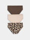 Миниатюра изображения товара Комплект трусов детских Mark Formelle 417747-3 (р.134/140-68, леопард/лунный свет/темный шоколад)
