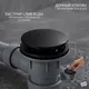 Миниатюра изображения товара Ванна акриловая Lauter Bianca 150 / 21207150 (с ножками, лицевым экраном черного цвета и сифоном 21Y31001 матовый черный)