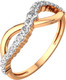 Миниатюра изображения товара Кольцо из розового золота ZORKA 2101659.14K.R.ZZ (р.17, с фианитами)