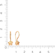 Миниатюра изображения товара Серьги из розового золота ZORKA 300315.14K.R.ZZ
