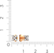 Миниатюра изображения товара Серьги из розового золота ZORKA 3101046.14K.R.ZZ (с фианитами)