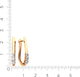 Миниатюра изображения товара Серьги из розового золота ZORKA 3101140.14K.R.ZZ (с фианитами)
