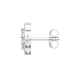 Миниатюра изображения товара Серьги из серебра ZORKA 03101571.ZZ (с аквамарином и фианитами)
