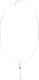 Миниатюра изображения товара Колье из серебра ZORKA 0550157 (50см, с фианитами)